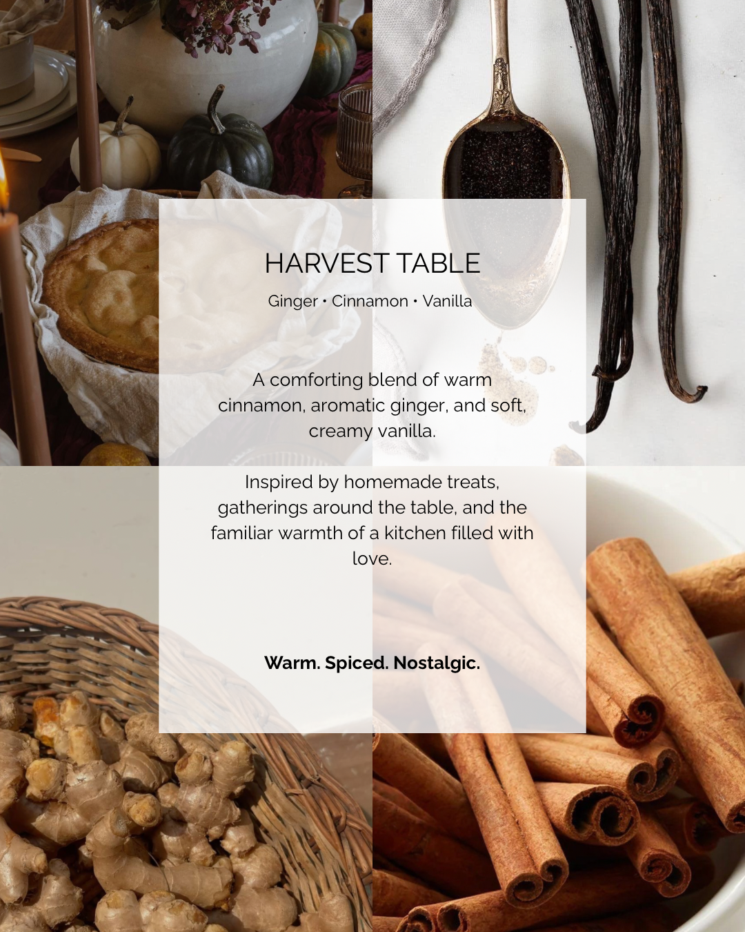 HARVEST TABLE | 8 oz