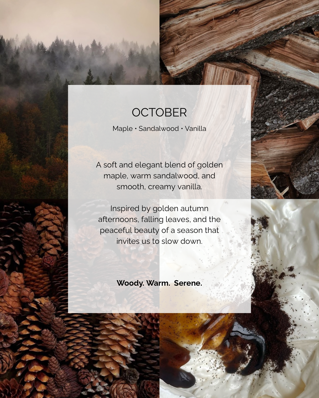 OCTOBER | 8 oz